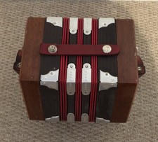 20 Button Vintage Concertina 