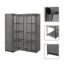 Svvalka Corner Wardrobe Grey