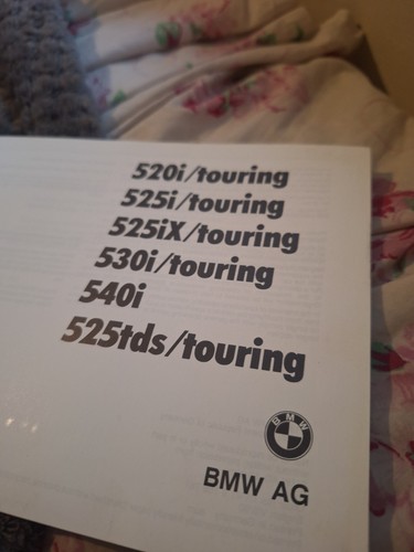 Bmw series e34 owners - 5, manual