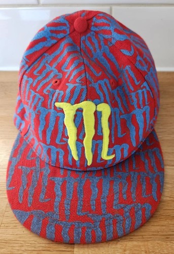 Monster energy fitted cap - energy, red