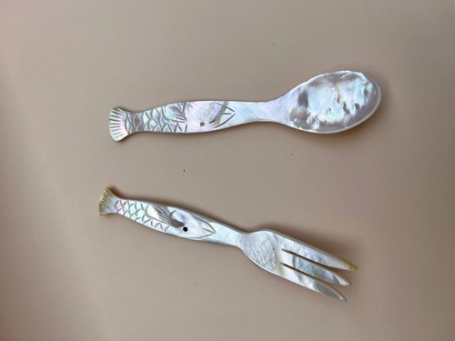 Mother pearl spoon - pearl,