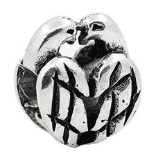Love Birds Charm European Bead