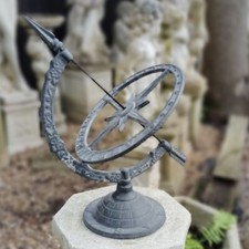 Cast Iron Large Armillary Lead