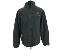 Mercedes Benz Official Sweater Jumper Fleece Zip Up Size 38" Chest Grey
