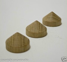 Oscarsaudio oak cone feet - oak,