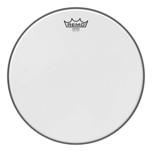 Remo emperor white suede - 16",