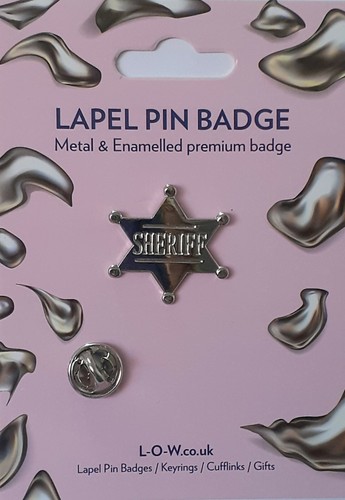 Sheriff cowboys novelty metal - sheriff,
