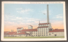 1943 American Beet Sugar Co Factory East Grand Forks MN Minnesota Postcard