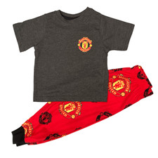 Boys Manchester United FC pyjamas 2-12 yrs man utd football pjs fleece bottoms