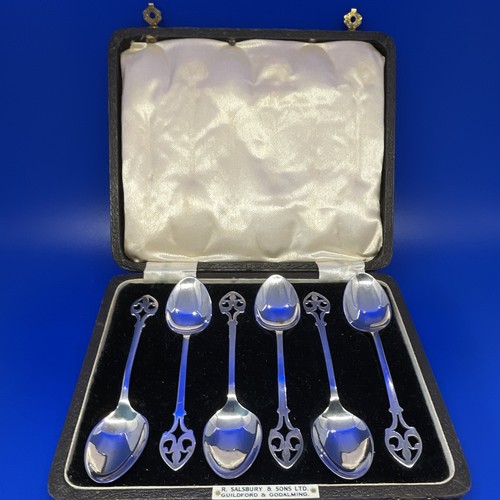 Art deco silver plate pierced - art,