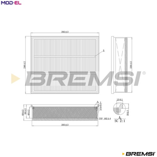 Air filter fa1108 - air,