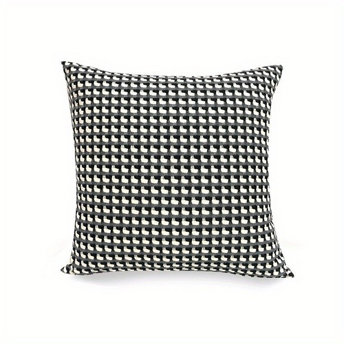 18in black white waffle - 18in,