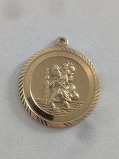 St. Christopher Pendant, 9ct