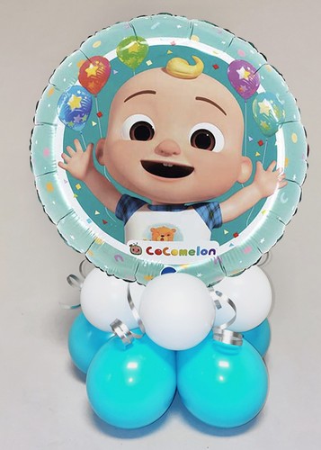 Inflated cocomelon balloon - inflated,