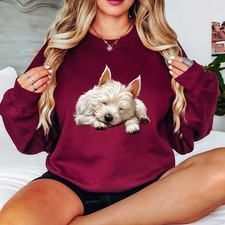 Sleeping Westie Puppy Dog