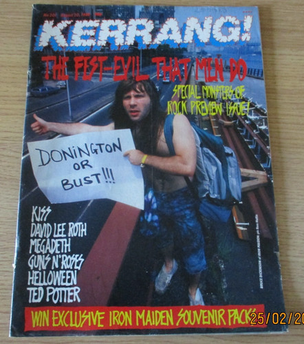 Vintage kerrang magazine - vintage,