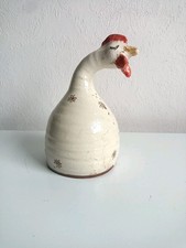 Unusual French Rustic Country House  Chicken Egg Coddler Hand Made Vintage 
