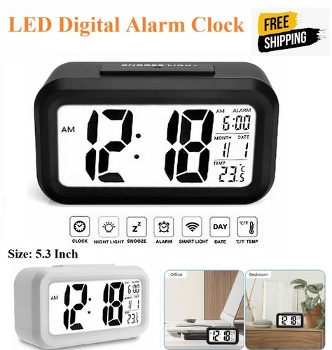 Led digital alarm - digital, clock