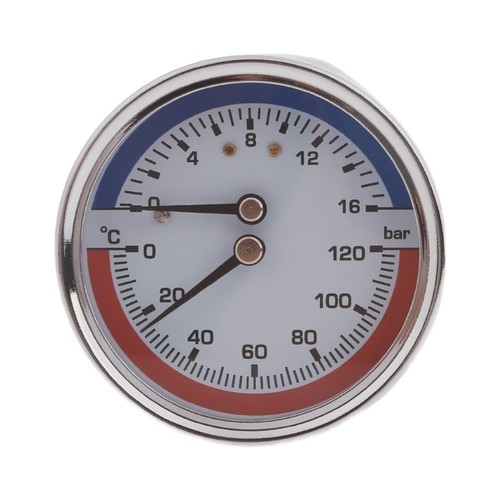 Dual scale manometer boiler - dual,