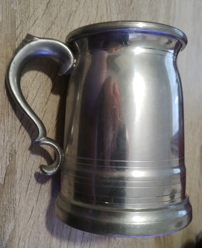 English pewter tankard - english,