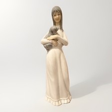 Vintage Porcelain Girl with