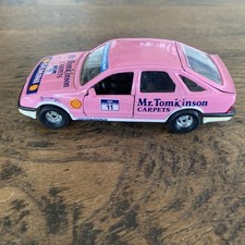 Vintage Corgi Ford Sierra 2.3 Ghia 1:36 Rally Car Mr Tomkinson Carpets  #51