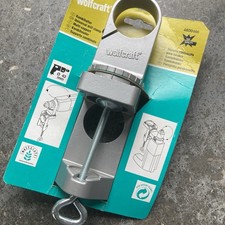 Wolfcraft Universal Drill Clamp, Die-Cast Aluminium, Swivelling 43mm chuck size