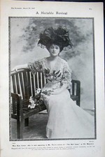 Original Old Antique Print