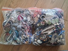 Large broken costume jewellery - broken,