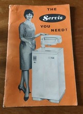 Servis 1950's vintage illustrated user manual for the  Compact washing machine 