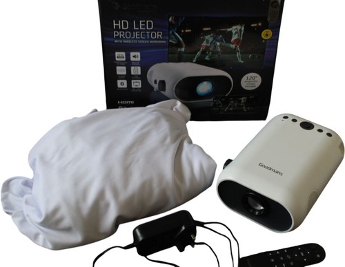 Led projector white - hd,