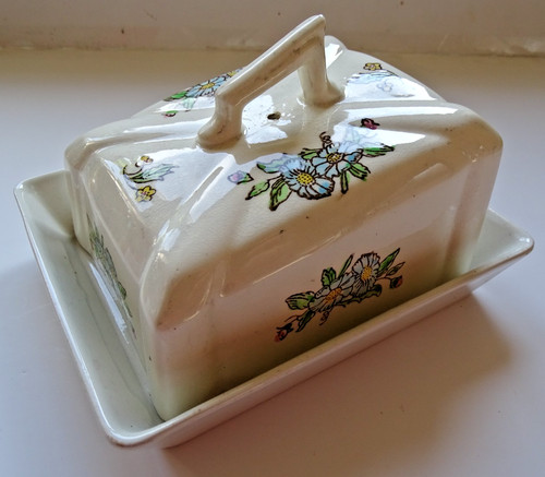 Vintage cheese dish - dish,