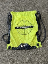 Nike Phantom Venom Football Boot Drawstring Bag Trainer Bag Yellow Black