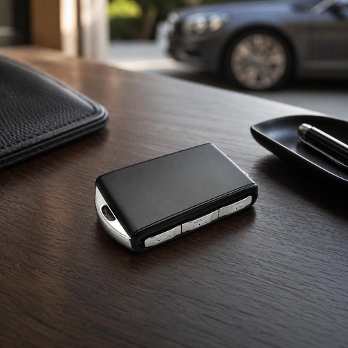 Black key fob shell - black,