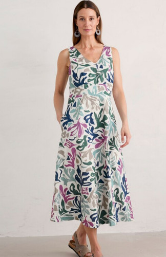 Seasalt midi dress sky beyond - midi,