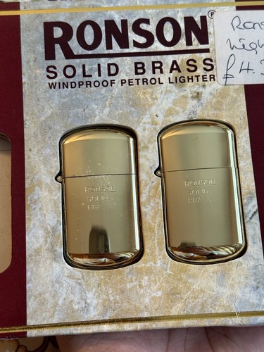 Vintage ronson solid brass - ronson,
