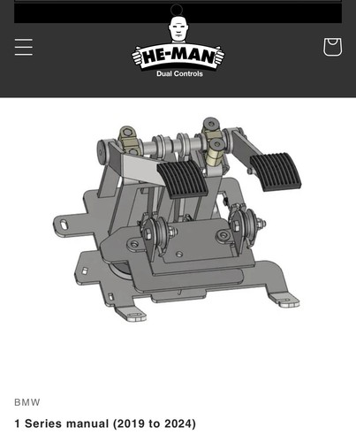 Man dual controls bmw 1 - dual,