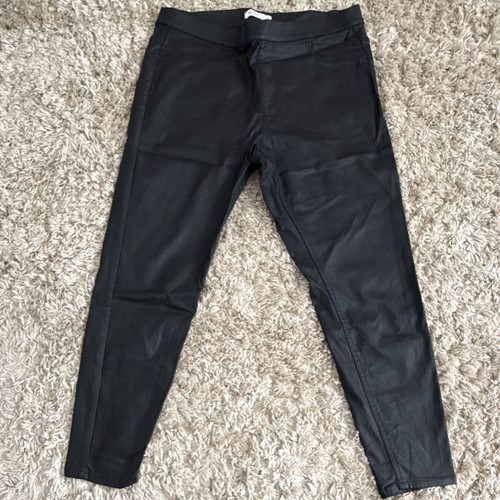 Leather look jeggings - m&s,