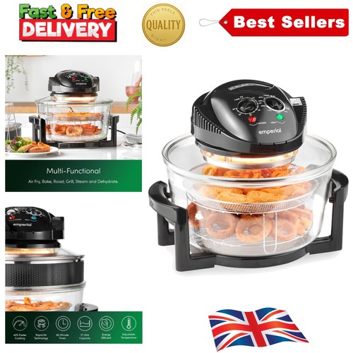 Black 17l halogen convection - black,