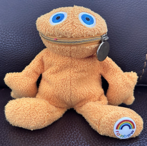 Rainbow zippy orange plush - rainbow,