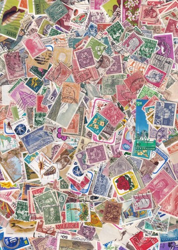 World off paper stamps approx - stamps,