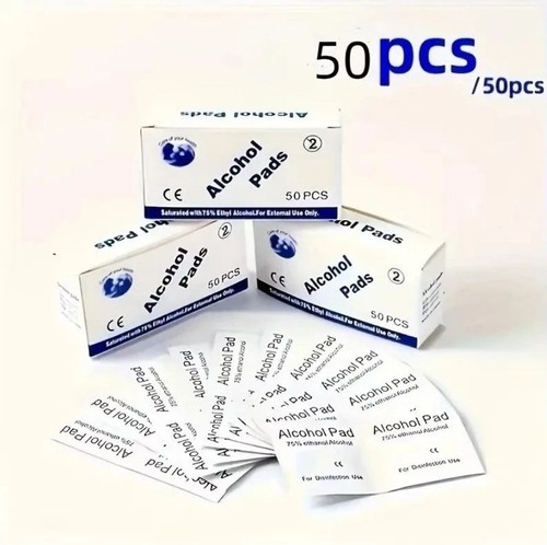 50pcs alcohol wipes - 75%,