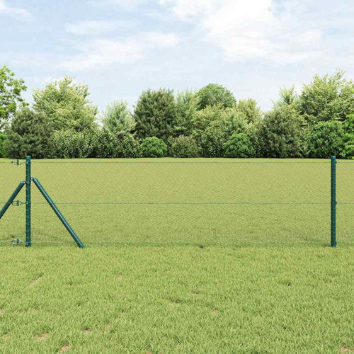 Fence post green steel - steel, x