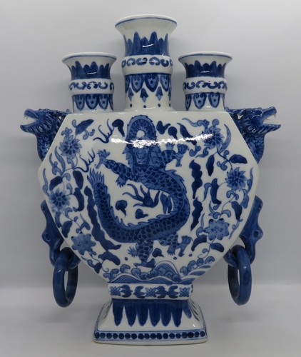 Chinese blue white - blue, vintage