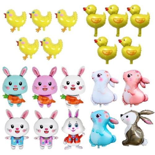 Easter bunny foil balloons - bunny,