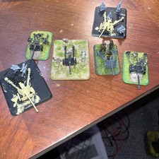 Flames Of War WWII German field artillery mostly painted x6 