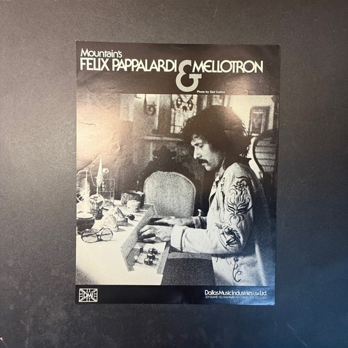 Vintage dmi mellotron - mellotron, brochure