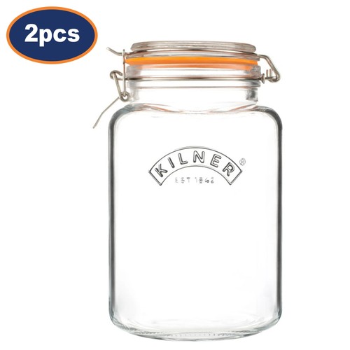 Glass jar square preserving - 3l,