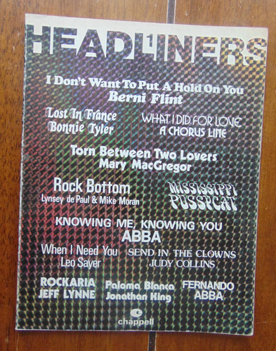Headliners vintage sheet - headliners,