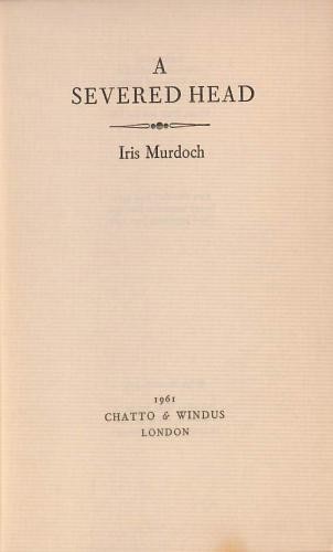 Severed head murdoch - severed,